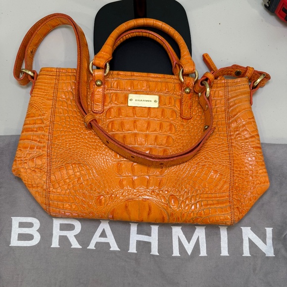 Brahmin Croco Embossed Mini Arno Tote - Picture 3 of 13